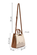 Women's Beige Long Strap Printed Sleeve Bag | Derimod Women's Beige Long Strap Printed Sleeve Bag | Derimod