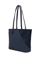 Woman Navy Blue Long Strap Shoulder Bag | Derimod Woman Navy Blue Long Strap Shoulder Bag | Derimod
