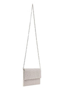 Woman Pink Chain Strap Rhinestone Evening Bag | Derimod Woman Pink Chain Strap Rhinestone Evening Bag | Derimod