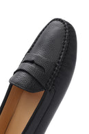 Women's Black Leather Loafer | Derimod Women's Black Leather Loafer | Derimod