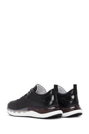 Men's Black Lace-up Leather Sneaker | Derimod Men's Black Lace-up Leather Sneaker | Derimod