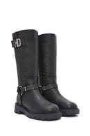 Harley Davidson Kadın Siyah Myerson Deri Çizme | Derimod Harley Davidson Kadın Siyah Myerson Deri Çizme | Derimod