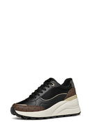 Geox Kadın Siyah D Spherica Bağcıklı Deri Sneaker | Derimod Geox Kadın Siyah D Spherica Bağcıklı Deri Sneaker | Derimod