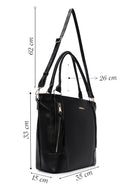 Woman Black Long-Strap Shoulder Bag | Derimod Woman Black Long-Strap Shoulder Bag | Derimod