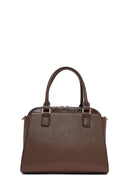 Woman Brown Long-Strap Classic Shoulder Bag | Derimod Woman Brown Long-Strap Classic Shoulder Bag | Derimod