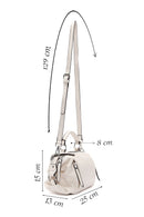 Women's White Long Strap Shoulder Bag | Derimod Women's White Long Strap Shoulder Bag | Derimod