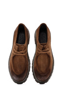 Men's Brown Lace-Up Suede Leather Casual Shoes | Derimod Men's Brown Lace-Up Suede Leather Casual Shoes | Derimod