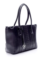 Women's Knitted Detailed Shoulder Bag | Derimod Women's Knitted Detailed Shoulder Bag | Derimod