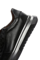 Men's Black Leather Sneaker | Derimod Men's Black Leather Sneaker | Derimod