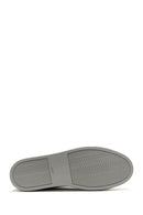 Erkek Gri Deri Süet Sneaker | Derimod Erkek Gri Deri Süet Sneaker | Derimod