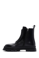 Harley Davidson Men's Black Asrid Exc Leather Boots | Derimod Harley Davidson Men's Black Asrid Exc Leather Boots | Derimod