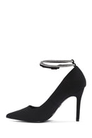 Women's Black Ankle Strap Stiletto Heel | Derimod Women's Black Ankle Strap Stiletto Heel | Derimod