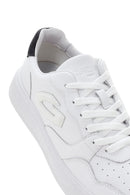 Alberto Guardiani Men's White New Era Thick Soled Leather Sneaker | Derimod Alberto Guardiani Men's White New Era Thick Soled Leather Sneaker | Derimod