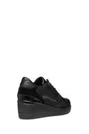 Geox Kadın Siyah D Ilde Bağcıklı Dolgu Topuklu Sneaker | Derimod Geox Kadın Siyah D Ilde Bağcıklı Dolgu Topuklu Sneaker | Derimod