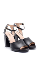 Women's Leather Thick Heeled Shoes | Derimod Women's Leather Thick Heeled Shoes | Derimod