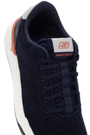 Skechers Men's Navy Corliss - Dorset Lace-Up Sneaker | Derimod Skechers Men's Navy Corliss - Dorset Lace-Up Sneaker | Derimod