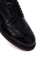 Male Black Lace-Up Leather Casual Shoes | Derimod Male Black Lace-Up Leather Casual Shoes | Derimod