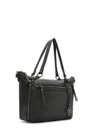 Kadın Siyah Uzun Askılı Kol Çantası | Derimod Kadın Siyah Uzun Askılı Kol Çantası | Derimod