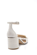 Women's Leather Thick Heeled Sandals | Derimod Women's Leather Thick Heeled Sandals | Derimod