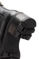 Kadın Siyah Kalın Topuklu Deri Chelsea Bot | Derimod Kadın Siyah Kalın Topuklu Deri Chelsea Bot | Derimod