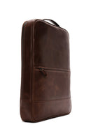 Men's Brown Leather Backpack | Derimod Men's Brown Leather Backpack | Derimod