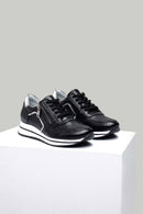 Yüksek Topuklu Kadın Deri Sneaker | Derimod Yüksek Topuklu Kadın Deri Sneaker | Derimod