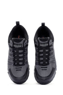 Skechers Men's Grey Summits Lace-Up Thick-Soled Outdoor Boots | Derimod Skechers Men's Grey Summits Lace-Up Thick-Soled Outdoor Boots | Derimod