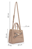 Kadın Vizon Uzun Askılı Klasik Kol Çantası | Derimod Kadın Vizon Uzun Askılı Klasik Kol Çantası | Derimod