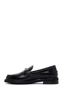 Kadın Siyah Tokalı Deri Maskülen Loafer | Derimod Kadın Siyah Tokalı Deri Maskülen Loafer | Derimod
