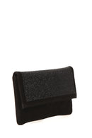 Black Suede Women's Leather Portfolio | Derimod Black Suede Women's Leather Portfolio | Derimod