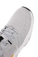 Derimod Zero Men's Gray Lace-Up Thick Soled Fabric Sneaker | Derimod Derimod Zero Men's Gray Lace-Up Thick Soled Fabric Sneaker | Derimod