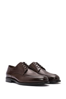 Men's Brown Laced Leather Classic Shoes | Derimod Men's Brown Laced Leather Classic Shoes | Derimod