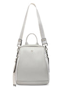 Women's Gray Long Strap Backpack | Derimod Women's Gray Long Strap Backpack | Derimod