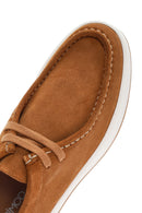 Men's Mustard Lace-Up Suede Leather Casual Shoes | Derimod Men's Mustard Lace-Up Suede Leather Casual Shoes | Derimod