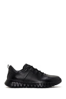 Men's Black Lace-up Leather Sneaker | Derimod Men's Black Lace-up Leather Sneaker | Derimod