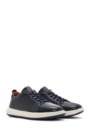 Men's Navy Blue Lace-Up Leather Sneaker
| Derimod
Men's Navy Blue Lace-Up Leather Sneaker
| Derimod