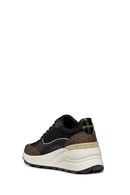 Geox Kadın Siyah D Spherica Bağcıklı Deri Sneaker | Derimod Geox Kadın Siyah D Spherica Bağcıklı Deri Sneaker | Derimod