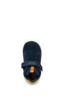 Geox Baby Boy Navy Blue Hyroo A-Striped Suede Leather Sports Boots | Derimod Geox Baby Boy Navy Blue Hyroo A-Striped Suede Leather Sports Boots | Derimod
