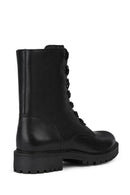 Geox Kadın Siyah Hoara Deri Fermuarlı Casual Bot | Derimod Geox Kadın Siyah Hoara Deri Fermuarlı Casual Bot | Derimod