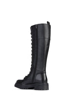 Geox Kadın Siyah Iridea Fermuarlı Deri Çizme | Derimod Geox Kadın Siyah Iridea Fermuarlı Deri Çizme | Derimod