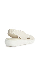 Geox Women's Ecru Spherica Ec5 Comfort Sandals | Derimod Geox Women's Ecru Spherica Ec5 Comfort Sandals | Derimod