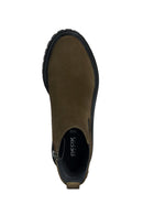 Geox Kadın Kahverengi İridea Süet Deri Chelsea Bot | Derimod Geox Kadın Kahverengi İridea Süet Deri Chelsea Bot | Derimod