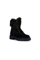 Geox Women's Black Iridea Suede Leather Boots | Derimod Geox Women's Black Iridea Suede Leather Boots | Derimod
