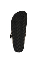 Geox Kadın Altın Brionia Deri Parmak Arası Terlik | Derimod Geox Kadın Altın Brionia Deri Parmak Arası Terlik | Derimod