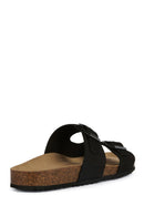 Geox Kadın Siyah D Brionia Nubuk Deri Terlik | Derimod Geox Kadın Siyah D Brionia Nubuk Deri Terlik | Derimod