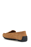 Geox Kadın Camel Kosmopolis + Grip Süet Deri Loafer | Derimod Geox Kadın Camel Kosmopolis + Grip Süet Deri Loafer | Derimod