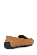 Geox Women Camel Kosmopolis + Grip Suede Leather Loafer | Derimod Geox Women Camel Kosmopolis + Grip Suede Leather Loafer | Derimod
