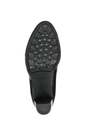Geox Women's Black Walk Pleasure 85 Leather Thick Heeled Shoes | Derimod Geox Women's Black Walk Pleasure 85 Leather Thick Heeled Shoes | Derimod
