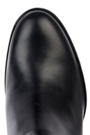 Geox Kadın Siyah New Asheel Deri Fermuarlı Çizme | Derimod Geox Kadın Siyah New Asheel Deri Fermuarlı Çizme | Derimod