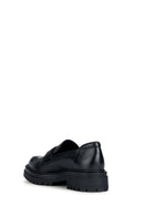 Geox Women's Black Iridea Leather Masculine Loafer | Derimod Geox Women's Black Iridea Leather Masculine Loafer | Derimod